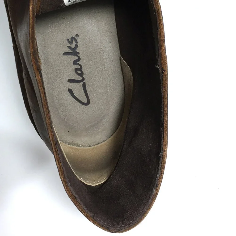 Clarks Desert Boots Mens Size 8.5 Brown Leather 15522
